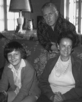 Viviane, Edgar et Jeanne le 28 mai 1967.