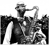 blues saxophoniste