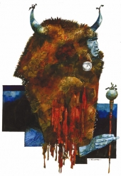 Toppi Ouest - Tête de bison