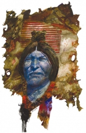 Toppi Ouest - visage bleu